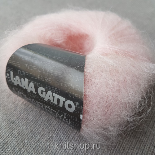 Lana Gatto Mohair Royal (12921 светло-розовый) 80% мохер, 20% нейлон 25 г/215 м