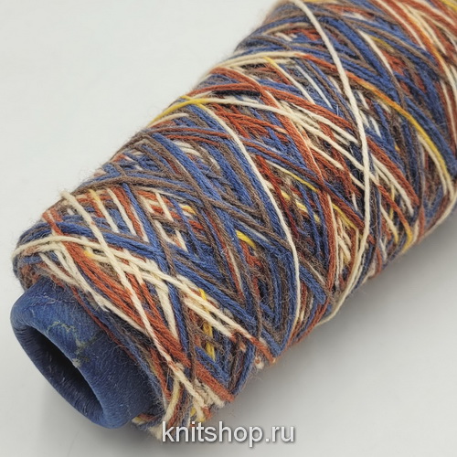 Sock Color (423 вечерний закат) 75% меринос, 25% па 420м/100гр классическая 4-х нитка