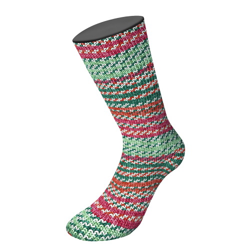 Lana Grossa Meilenweit 100 Merino Christmas (6793) 80% меринос, 20% полиамид 100 г/420 м