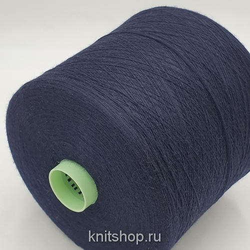 Zegna Baruffa Nanchino 2/48 (841868 темно-синий) 70% меринос, 30% шелк 2400м/100гр