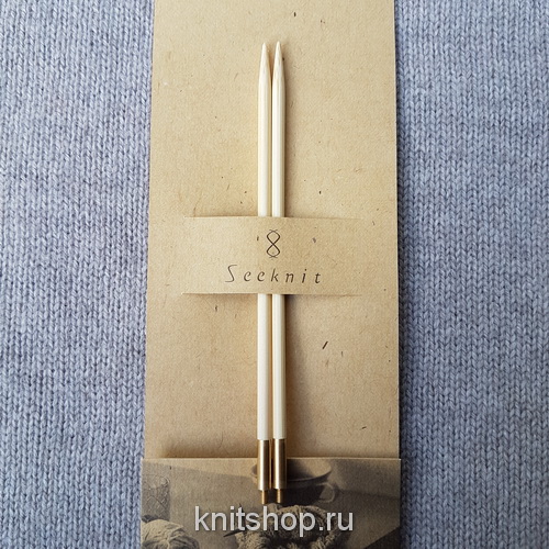 Спицы 10см 5 мм M2 укороченные разъемные бамбуковые KA Seeknit