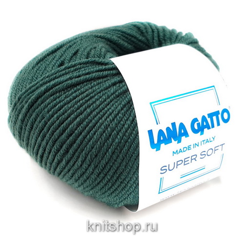 Lana Gatto Super Soft (13569 малахит) 100%меринос 50 г/125 м