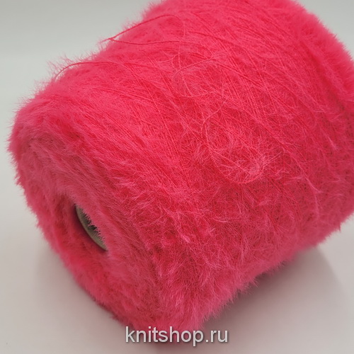 Pinori Filati Trendy (LolliPop розовый неон) 100% нейлон 800м/100гр травка, мех, лебяжий пух
