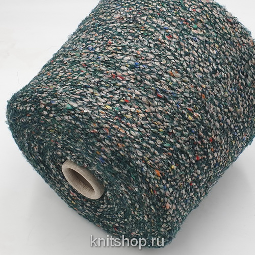 Lineapiu Jasper (84011 т-изумруд) 40%меринос, 10%хлопок, 8%шёлк, 20%полиакрил 16%пл, 6%па 200м/100гр