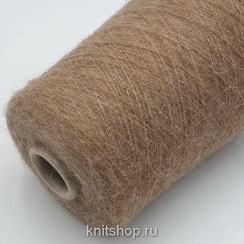 Lineapiu Visone (2653 бежевый меланж) 30% мохер суперкид, 46% меринос, 19%па, 5%эласт 1150м/100гр