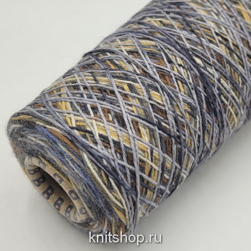 Sock Color (420 горчичный деним) 75% меринос, 25% па 420м/100гр классическая 4-х нитка