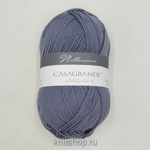 Casagrande Millennium (31.004 серый) 75% меринос экстрафайн, 25% па 50г/210м