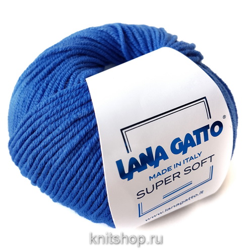 Lana Gatto Super Soft (13993 синий) 100%меринос 50 г/125 м