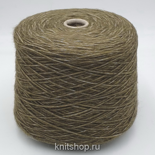 Summer Yak (15 оливка) 36% як, 56% хлопок, 8% па 220м/100гр шнурок