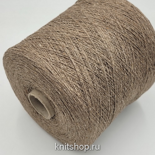 Seta Bourette (капучино твид) 100% шелк буретный 2/18 900м/100гр