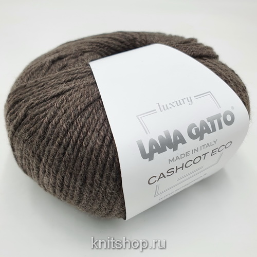 Lana Gatto Cashcot Eco (09179 кофейный) 50% кашемир, 50% хлопок 50 г/150 м