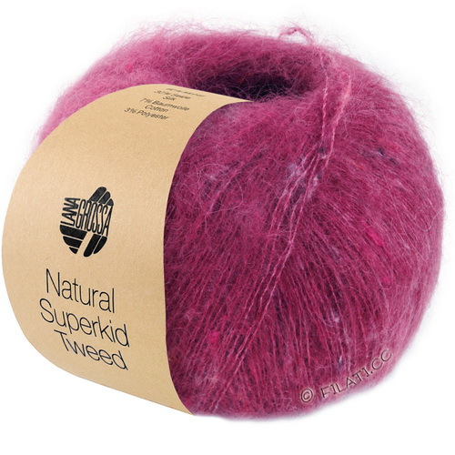 Lana Grossa Natural Superkid Tweed (628) 60% суперкид мохер, 30% шелк, 7% хлопок, 3% пл 25г/200м