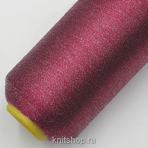 Sinflex (F074-2 амарант) 60% вискоза, 40% люрекс 7500м/100гр (бобинка 460гр)