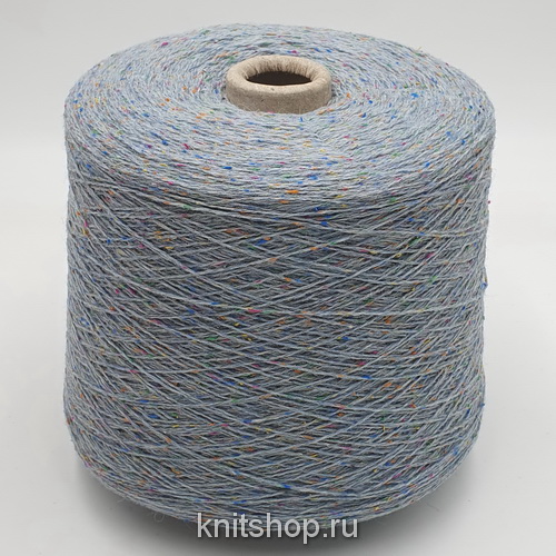 Profilo Tulip (Sky tweed голубой твид) 55%меринос 15%хлопок 15%шёлк 15%па 2/14 700м/100гр твид