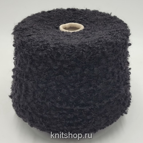 Filati Riccio Dakota (4464 черный) 18%альпака 13%меринос 18%вискоза 40%pc 10%па 1%эласт 190м/100гр