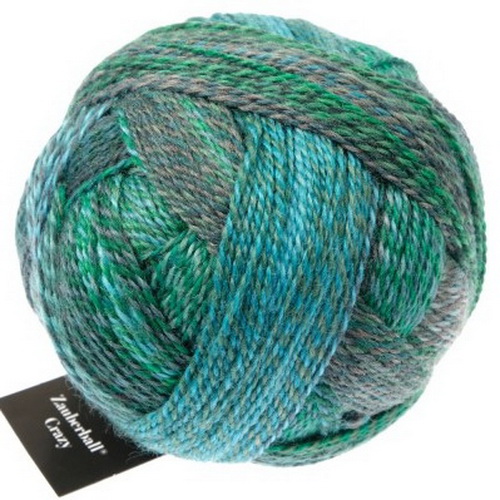 Schoppel Zauberball Crazy (1153-2542) 75% шерсть, 25% па 100г/420м