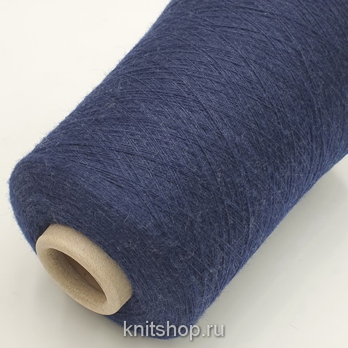 Loro Pianа Cashmere 2/48 (Maroso темно-синий меланж) 100% кашемир 2400м/100г
