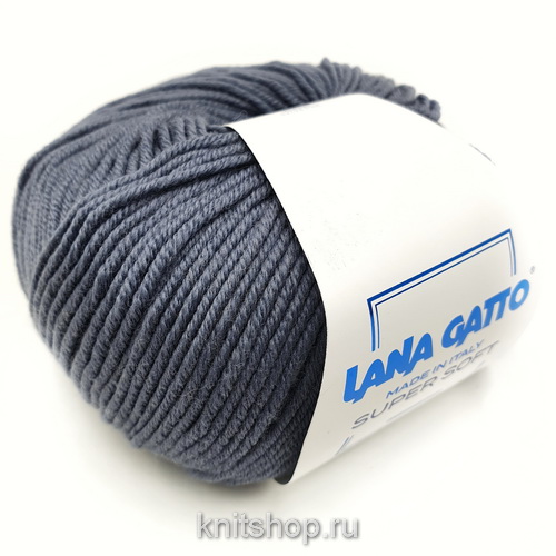 Lana Gatto Super Soft (14610 серый титан) 100%меринос 50 г/125 м