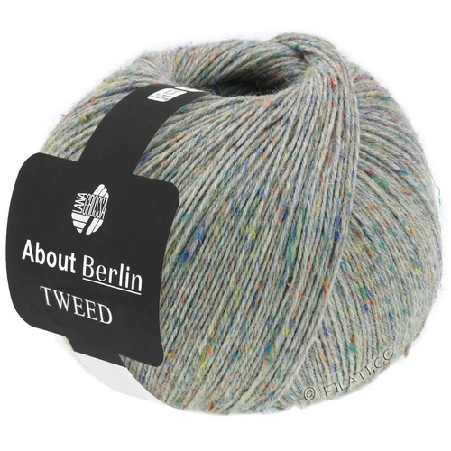 Lana Grossa About Berlin Tweed (907) 75% меринос, 10% лён, 15% па 100г/400м