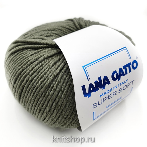 Lana Gatto Super Soft (14569 зеленый чай) 100%меринос 50 г/125 м