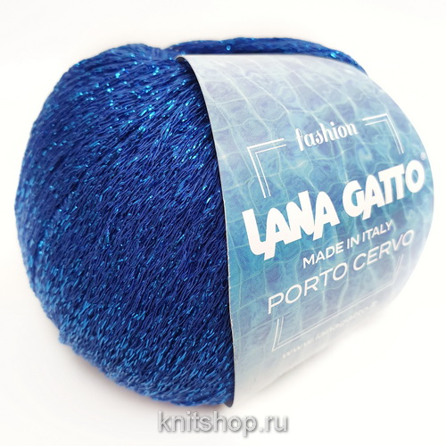 Lana Gatto Porto Cervo (9228 синий) 80% вискоза, 20% люрекс 50г/190м