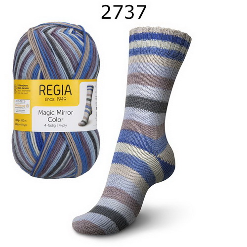 Schachenmayr Regia Magic Mirror Color (02737) 75% меринос, 25% полиамид 100г/420м
