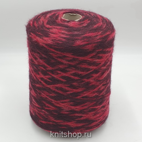 Filitaly Lab Jungle (24363 бордо) 32%альпака, 12%меринос, 34%акрил, 22%па 220м/100гр шнурок