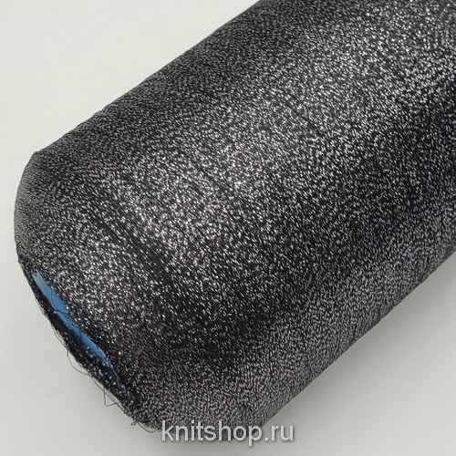 Sinflex Soft (650 черный серебро) 60% вискоза, 40% люрекс 4400м/100гр