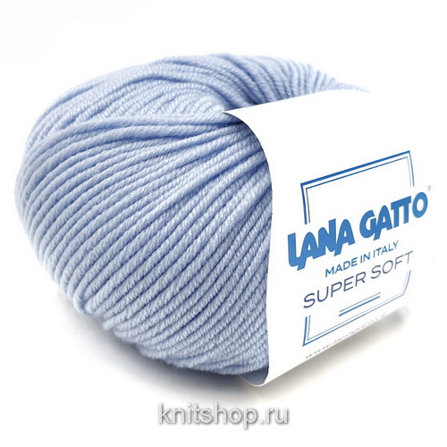 Lana Gatto Super Soft (12260 светло-голубой) 100%меринос 50 г/125 м