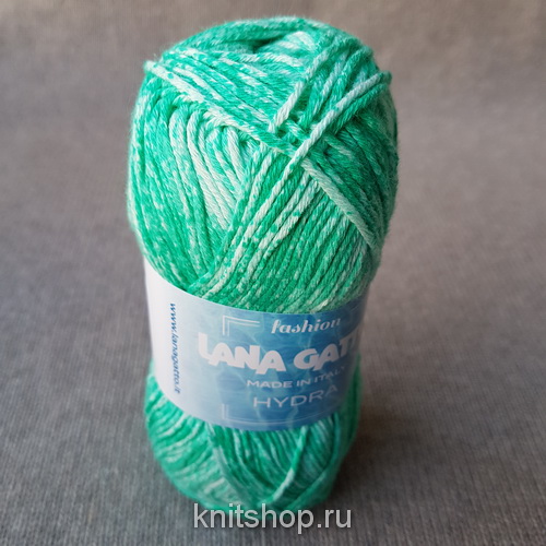 Lana Gatto Hydra (8675 зеленый) 100% хлопок 50 г/140 м