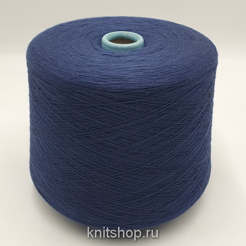 Zegna Baruffa Cashwool 2/30 (025275 темно-синий) 100% меринос 1500м/100гр