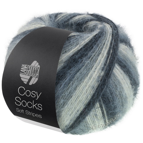 Lana Grossa Meilenweit 100 Cosy Socks Soft Stripes (104) 70% меринос, 30% полиамид 100г/400м
