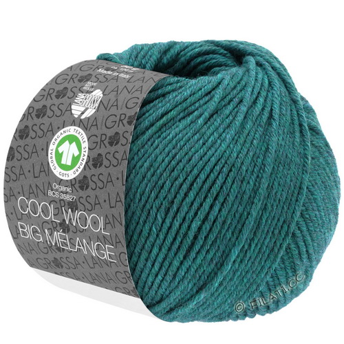 Lana Grossa Cool Wool Big Melange (205) 100% меринос экстрафайн 50 г/120 м
