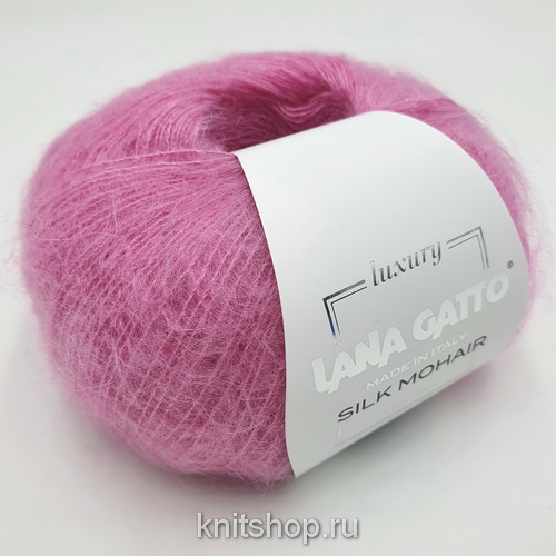 Lana Gatto Silk Mohair (9377 розовый) 75% мохер, 25% шелк 25 г/212 м