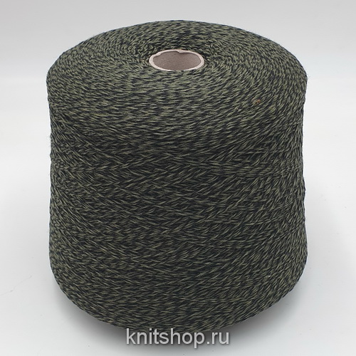 Lanecardate Egizi (M797 хаки мулине) 90% меринос, 10% кашемир 3/15 500м/100гр