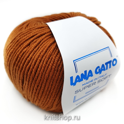 Lana Gatto Super Soft (14198 терракот) 100%меринос 50 г/125 м