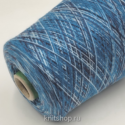 Loro Piana Baby Cashmere (70228 голубой синий лазурный стампато) 100% бэби кашемир 2/26 1300м/100г