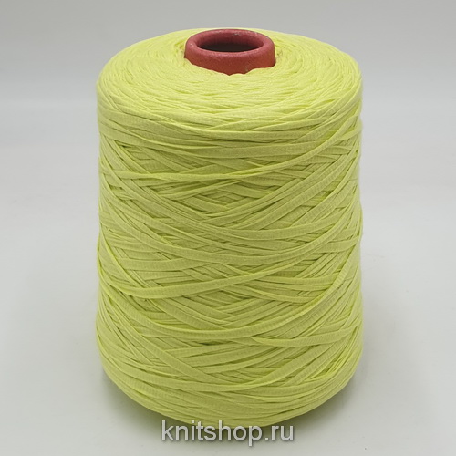 Spring (6074 желтый неон) 100% хлопок 230м/100гр ленточка