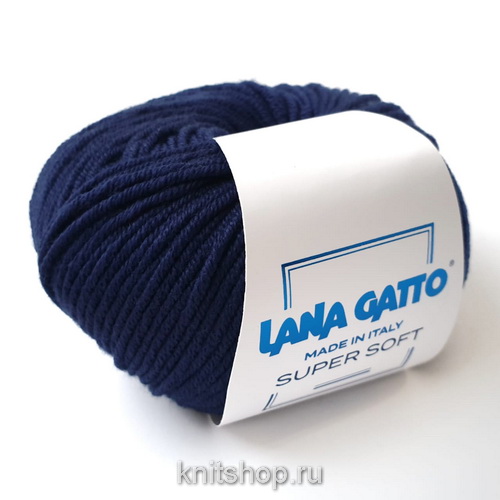 Lana Gatto Super Soft (13856 темно-синий) 100%меринос 50 г/125 м