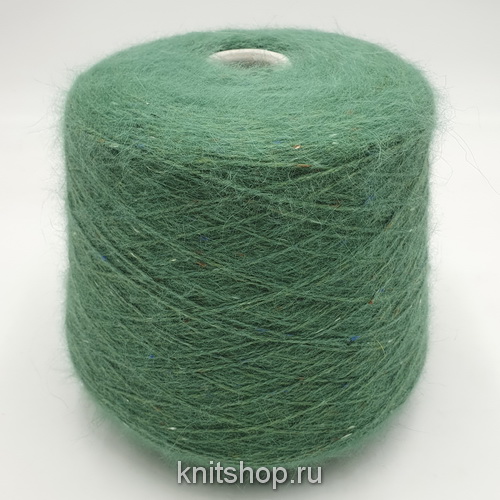 Angora Spiky Tweed (3203 хвойный зеленый) 75% ангора, 5% вискоза, 20% па 2/90 450м/100гр