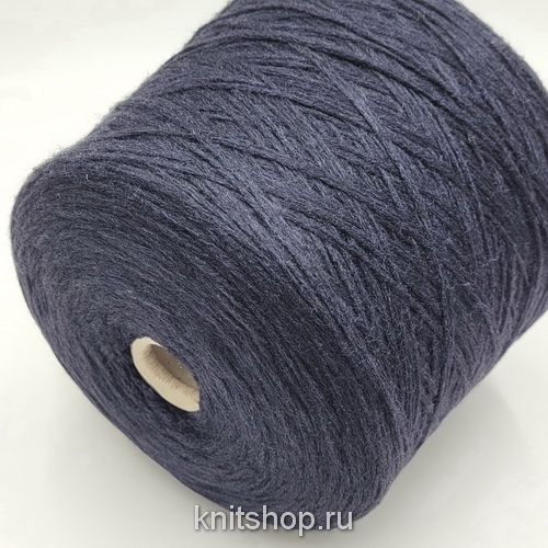 Filpucci Daffodil (500/93911 Nero чернильный) 67% меринос, 23% шёлк, 10% пл 350м/100гр шнурок