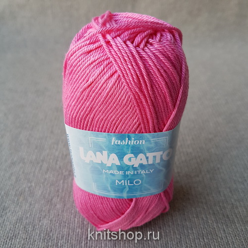 Lana Gatto Milo (8687 розовый) 100% хлопок 50 г/125 м