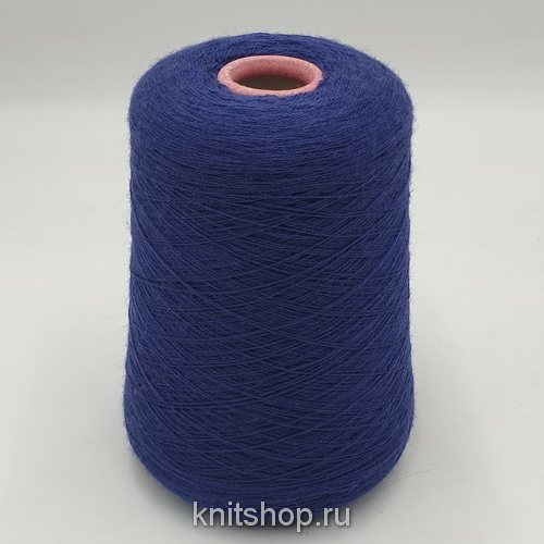 Zegna Baruffa Cashwool 2/30 (027284 синий) 100% меринос 1500м/100гр