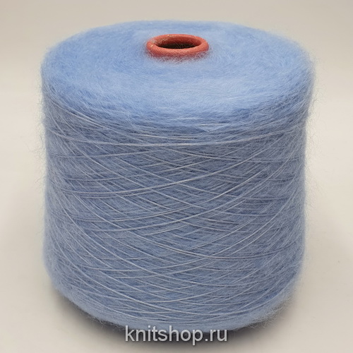 Filcom Soffilo (Azzurro голубой) 60% суперкид мохер, 40% шёлк 500м/100гр шнурок