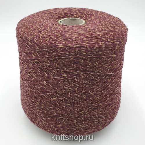 Superlamb (144+144+020 бордо мулине) 100% умягченная шерсть ягненка 500м/100гр