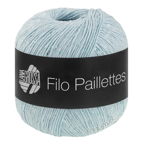 Lana Grossa Filo Paillettes (09) 55% хлопок, 39% полиэстер, 6% па, пайетки 50гр/155м