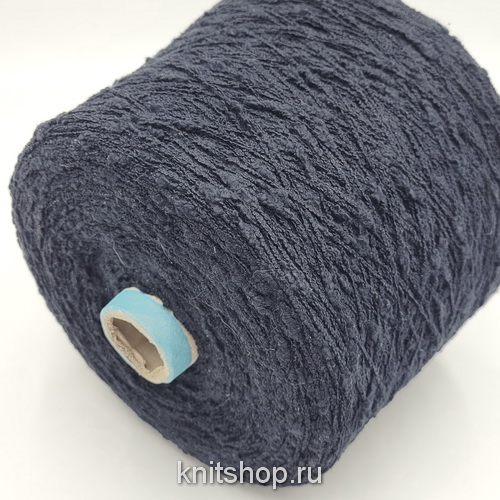 A Zeta Filati Boucle (Nero черный) 80% хлопок, 20% па 300м/100гр букле, шишибрики