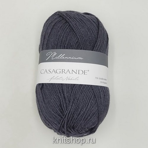 Casagrande Millennium (31.005 графит меланж) 75% меринос экстрафайн, 25% па 50г/210м