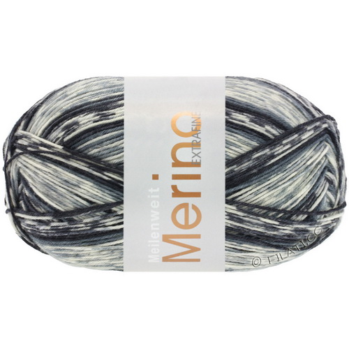 Lana Grossa Meilenweit 100 Merino Extrafine Denim Mix (2603) 75% меринос, 25% полиамид 100г/420м
