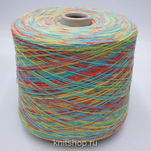 Moma Multicolor (6 радуга мультиколор) 76% хлопок, 24% па 600м/100гр реснички